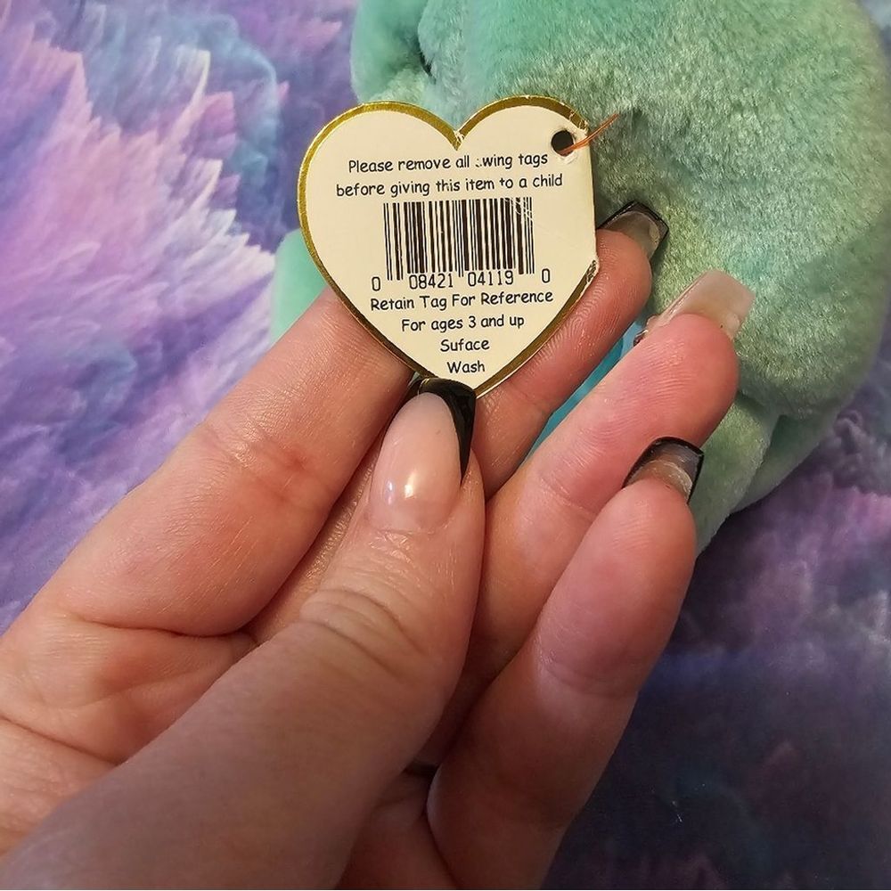 TY Beanie Baby‎ Hippity w/ tag errors - Picture 5 of 7